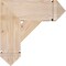 Ekena Millwork Traditional Arts & Crafts Smooth Bracket, Douglas Fir, 5 1/2"W x 18"D x 18"H BKT06X18X18TRA03SDF - alternate 3